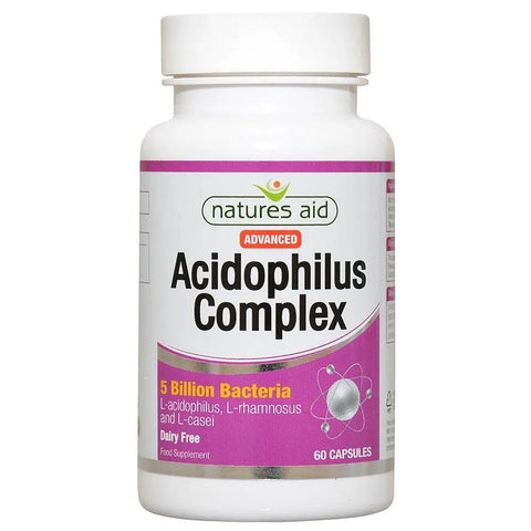 Natures Aid Acidophilus Complex Capsule, 60's