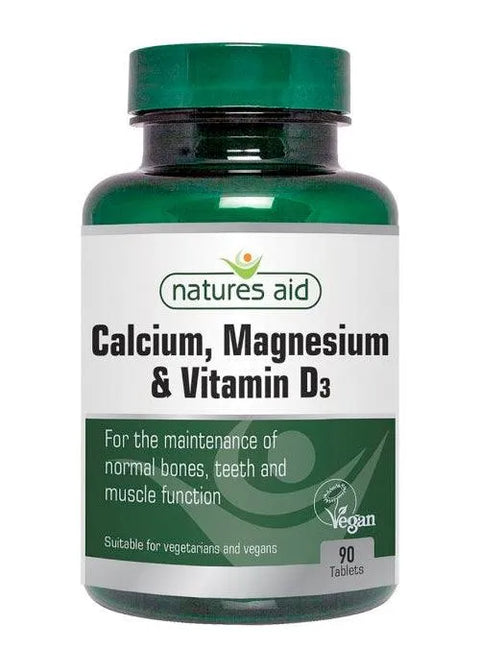 Natures Aid Calcium,Magnesium & Vitamin D3 Tablet, 90's