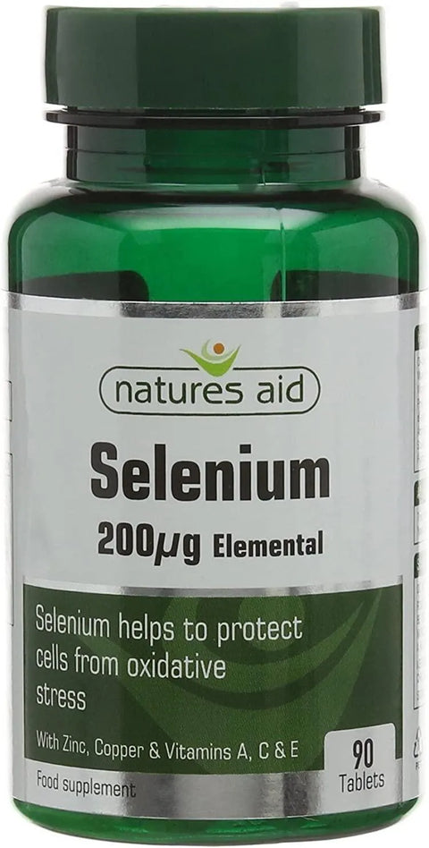 NATURE'S AID SELENIUM 200MCG ELEMENTAL TABLET  90'S -  -  -  - PharmaCare Online 
