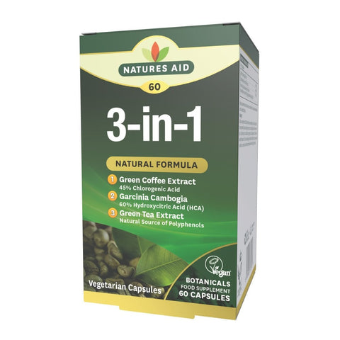 Nature's Aid 3 In 1 Natural Formula, 60's