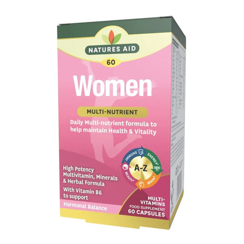 Natures Aid Women Multi Vitamin Caps 60'S