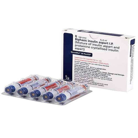 Insulin Novomix 30 PenFill 100 IU 5*3 ML