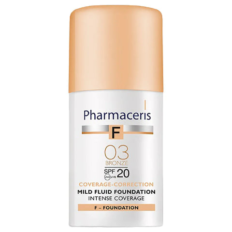Pharmaceris Mild Fluid Foundation (Bronze) – Radiant Coverage for a Sun-Kissed Glow