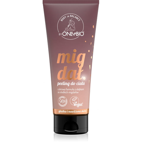 Body in Balance by ONLYBIO Almond body scrub 200ml