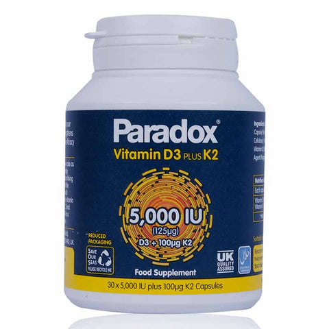 Paradox Vitamin D3 Plus K2 Tablet - 30's