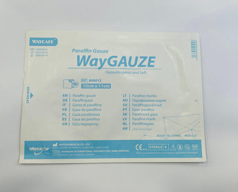 Waycare Paraffin Gauze 10X11 30's