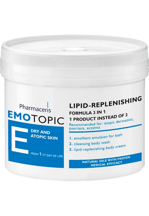 PHARMACERIS EMOTOPIC LIPID REPLENISHING FORMULA 3IN1 500ML -  - Body Care, Face Care, Mother & Baby Care, Personal Care, Pharmaceries, Skin Care -  - PharmaCare Online 