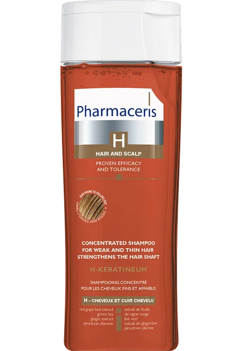 PHARMACERIS H-KERATINEUM STRENGTHENING SHAMPOO 250ML -  - Hair Care, Personal Care, Pharmaceries, Soaps&Shampoos -  - PharmaCare Online 