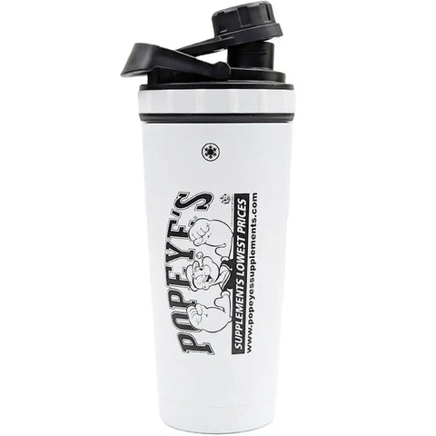 Shaker Bottle Popeyes Nutrition white 500 ml