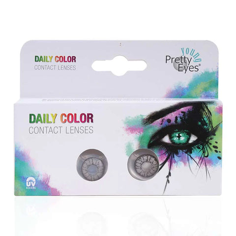 Pretty Eyes Monthly Color Contact Lenses, 2 Pack - Hazel