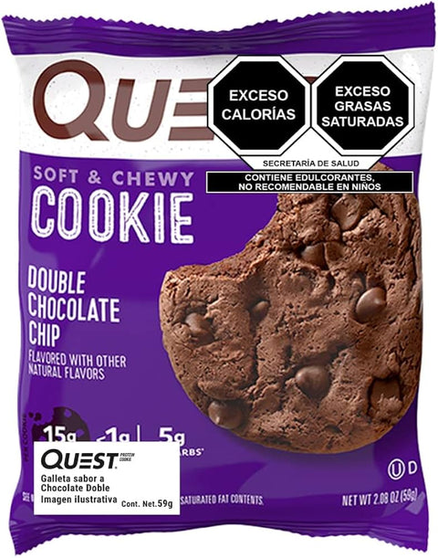 Quest Protien Cookie Double Chocolate 59 gm