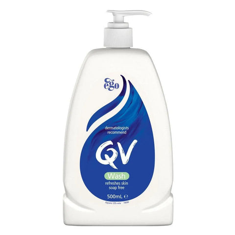 QV WASH 500ML -  - Body Care, Face Care, Mother & Baby Care, Personal Care, qv, Skin Care, Soaps&Shampoos -  - PharmaCare Online 