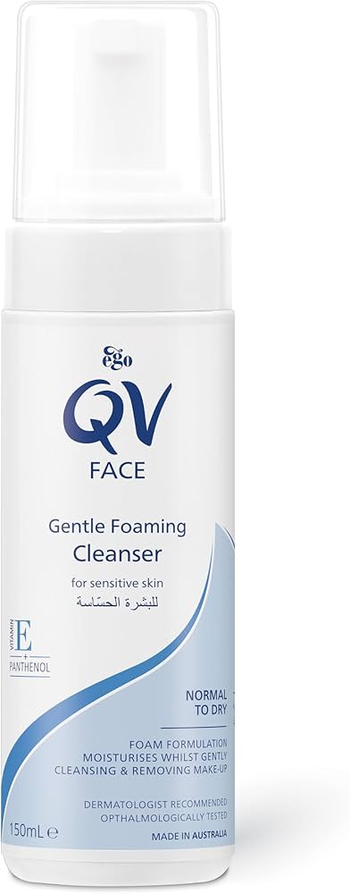 Qv Face Gentle Foaming Cleanser, 150 ML