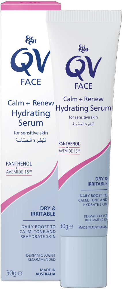 QV FACE CALM + RENEW HYDRATING SERUM 30 gm