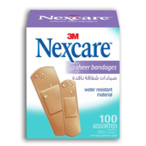 Nexcare Sheer Bandage (Assorted) - 100'S