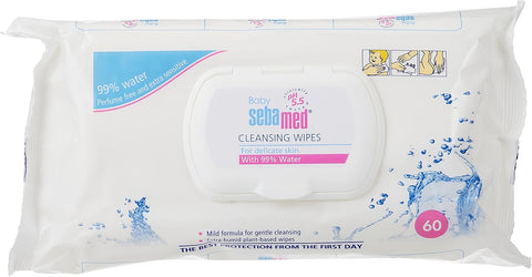 SEBAMED BABY WATER WIPES 99% 60S