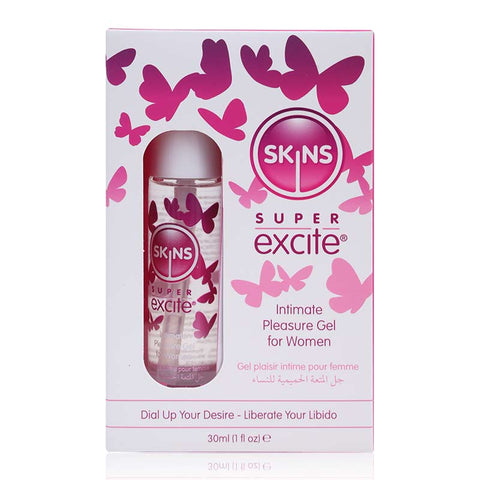 Skins Super Excite Intimate Pleasure Gel For Women 30ml