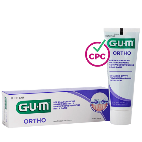 SUNSTAR GUM ORTHO TOOTH PASTE 75ML -  - Oral Care, Orale Care, Sunstar -  - PharmaCare Online 