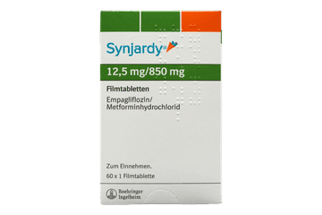 Synjardy 12.5 MG/ 850 MG Tab 60's