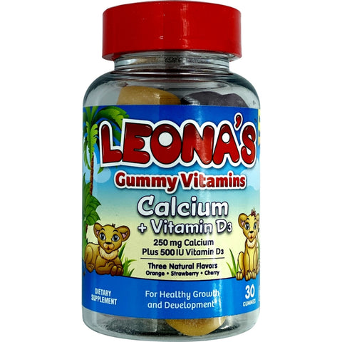 Leonas Gummy Calcium Plus Vitamin D3, 30's