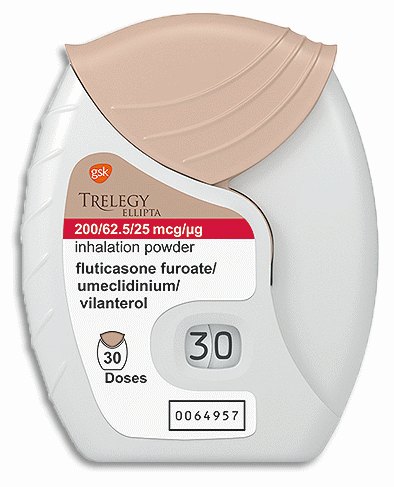 Trelegy Ellipta 200/62.5/25 mcg Inhalation – PharmaCare Online