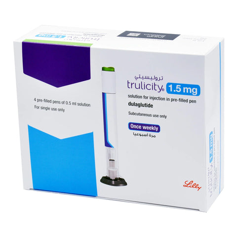 Insulin Trulicity 1.5 mg 0.5 ml pen 4's