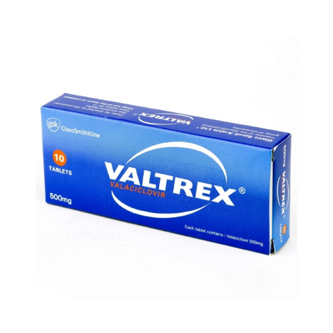 Valtrex 500 mg Tab 10's