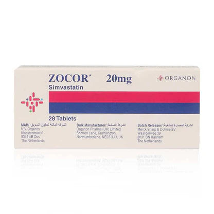 Zocor 20Mg Tab 28S