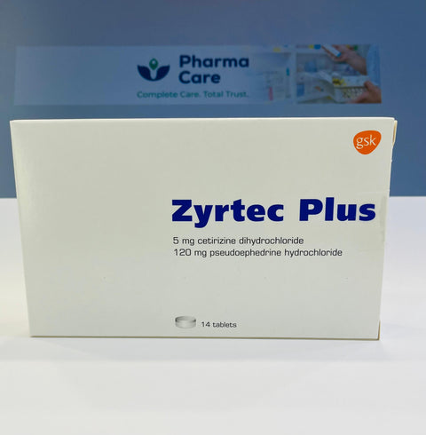 Zyrtec plus 14 Tablets