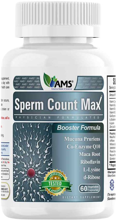 AMS Sperm Count Max Capsule 60'S