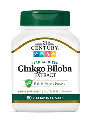 21St Century Ginkgo Biloba Extract, 60's