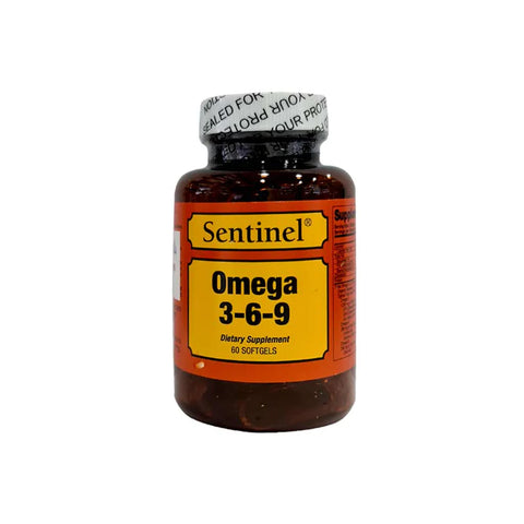SENTINEL OMEGA 3-6 9 SOFTGELS 60'S -  - Essential Supplements, Fish Oil & Omega, Nutrition -  - PharmaCare Online 