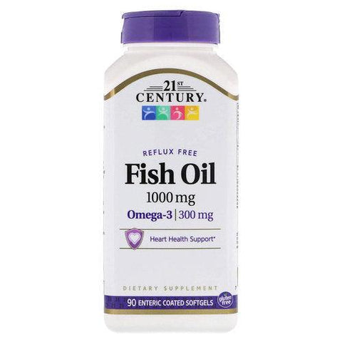 21ST CENTURY FISH OIL 1000MG SOFTGELS 90'S - PharmaCare Online 
