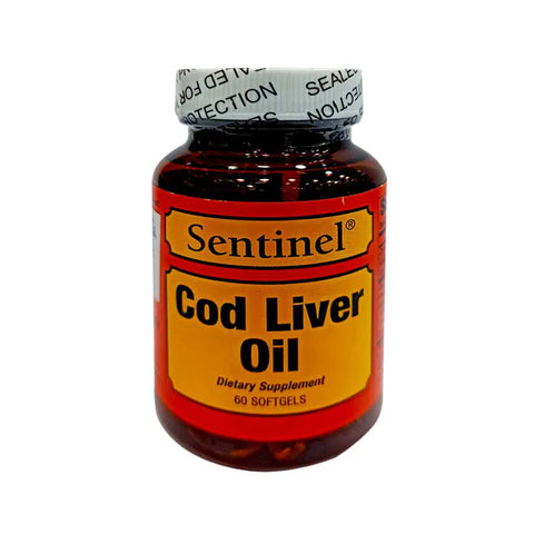 SENTINEL COD LIVER OIL SOFTGEL CAP 60S -  - Essential Supplements, Fish Oil & Omega, Nutrition -  - PharmaCare Online 