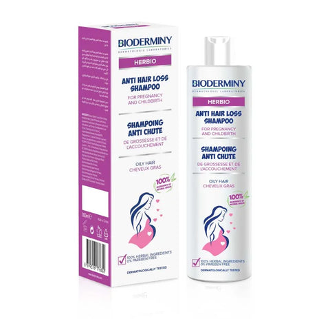 Bioderminy Herbio شامبو ضد تساقط الشعر (للشعر الدهني) - 300 مل