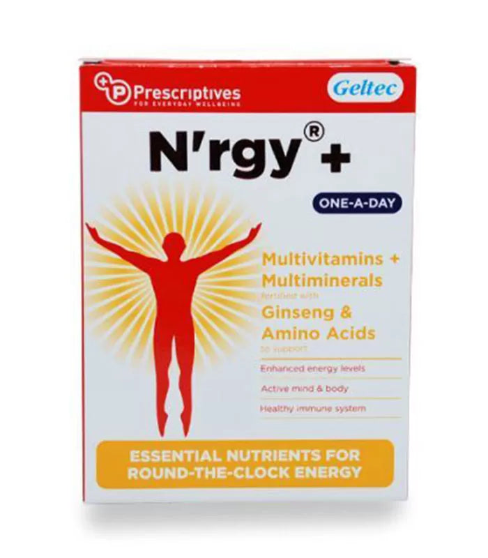 Nrgy+ Multi Vitamin Capsule 30'S – PharmaCare Online