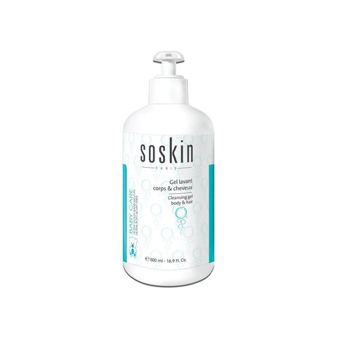 SOSKIN BABY CARE CLEANSING GEL BODY&HAIR 500ML -  - Baby Care, Mother & Baby Care, Personal Care, Soaps&Shampoos -  - PharmaCare Online 
