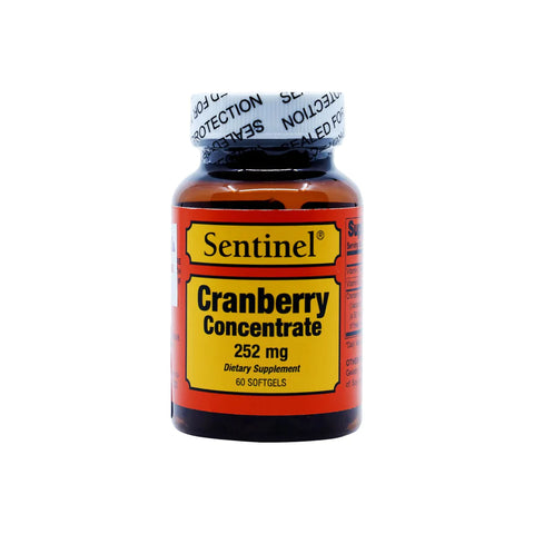 SENTINEL CRANBERRY 252MG CONCENTRATE CAPSULE 60'S -  - Essential Supplements, Men Care, Women Care -  - PharmaCare Online 