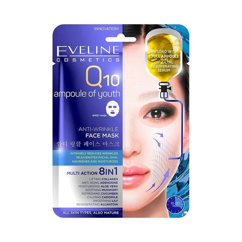 Eveline Face Mask Q10 Anti Wrinkle