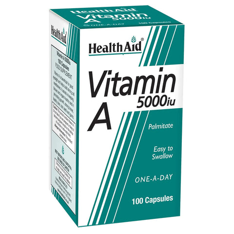 HEALTH AID VITAMIN A 5000 IU 100'S -  - Eye Care, Vitamins & Minerals -  - PharmaCare Online 