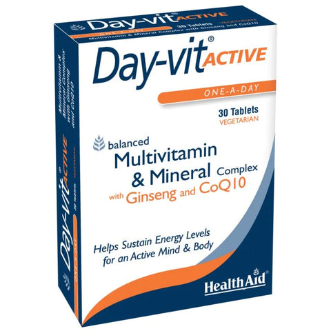 HEALTH AID DAY-VIT ACTIVE MULTIVITAMIN TABLET 30'S -  - healthaid, Nutrition, Sports Nutrition, Stress & Fatigue Care, Vitamins&Minerals -  - PharmaCare Online 