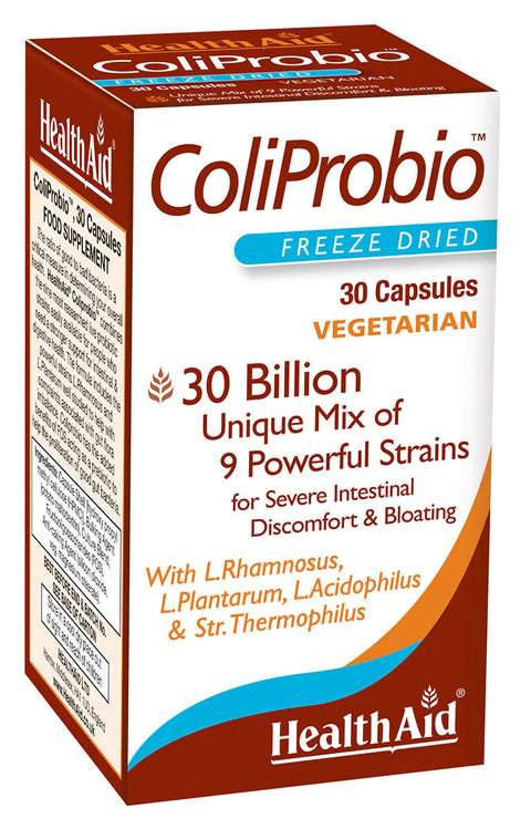 HEALTH AID COLI PROBIO 30 BILLION VEGAN CAPSULE 30'S -  - Essential Supplements -  - PharmaCare Online 