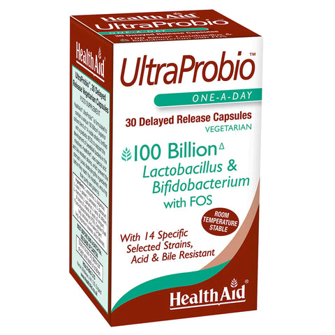 HEALTH AID ULTRA PROBIO 100 BILLION VEGAN CAPSULE 30'S -  - Essential Supplements -  - PharmaCare Online 