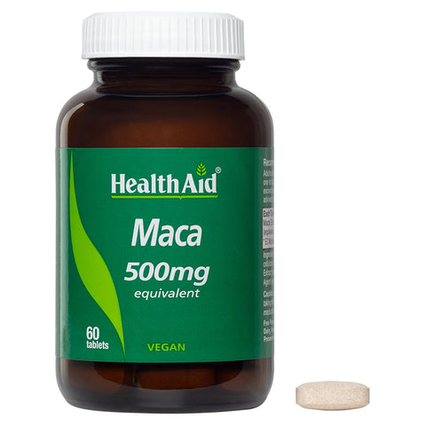 HEALTH AID MACA 500MG VEGAN TABLET 60'S -  - Essential Supplements, Men Care -  - PharmaCare Online 