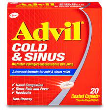 Advil Cold & Sinus Capsule 20's