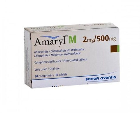Amaryl M 2/500 Mg Tablet 30'S