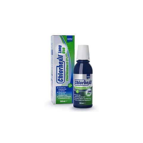 Chlorhexil Long Use 0.12% Mouthwash, 250 ML