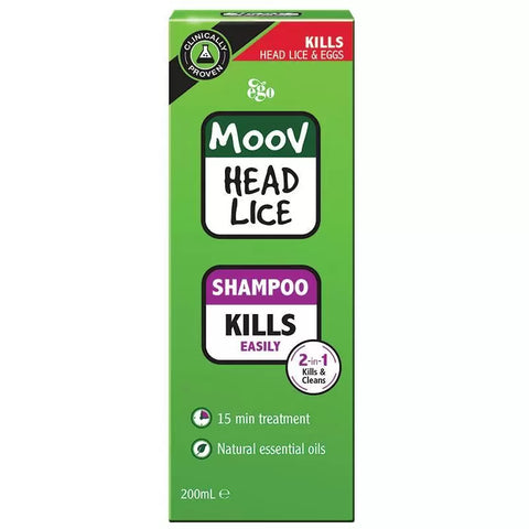 MOOV HEAD LICE SHAMPOO 200ML -  - Hair Care, Personal Care, Soaps&Shampoos -  - PharmaCare Online 