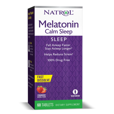 NATROL MELATONIN 6MG FAST DISSOLVE TABLET 60'S -  - Essential Supplements, Herbal Supplements, Nutrition -  - PharmaCare Online 