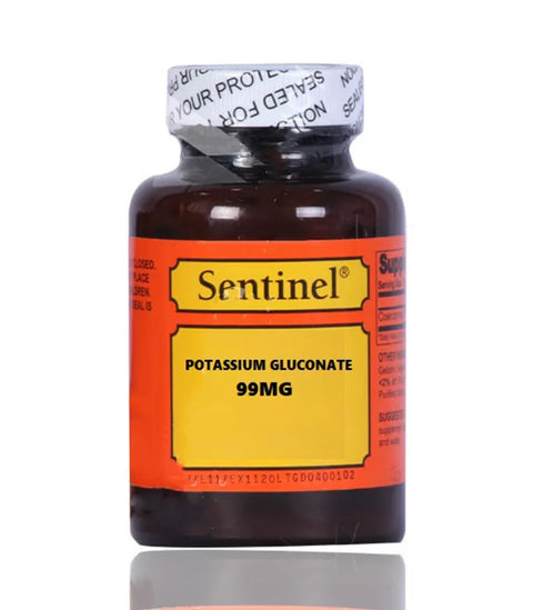 SENTINEL POTASSIUM GLUCONATE 99MG 50'S -  - Nutrition, Vitamins&Minerals -  - PharmaCare Online 